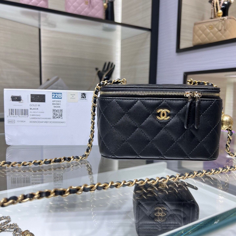 Ch*el cosmetic bags
